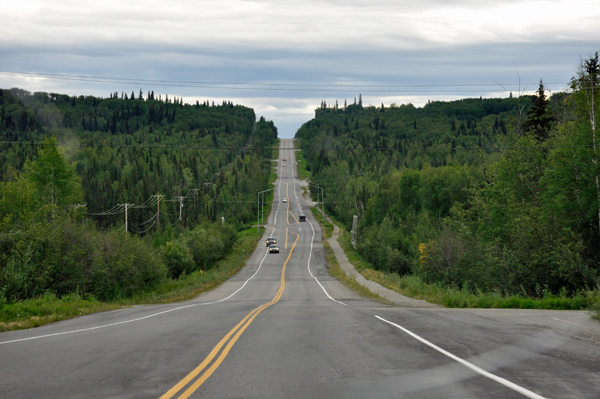 road to Chena Hot Springs