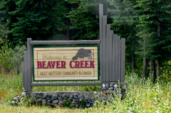 welcome to Beaver Creek sign