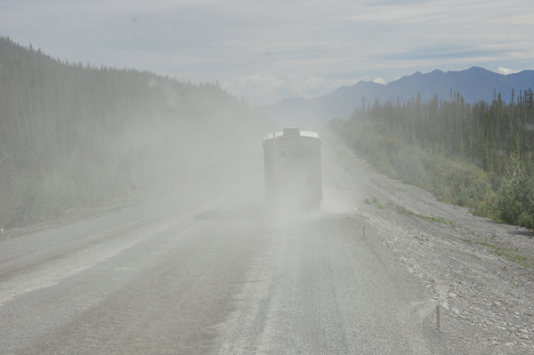 bad roads in Yukon