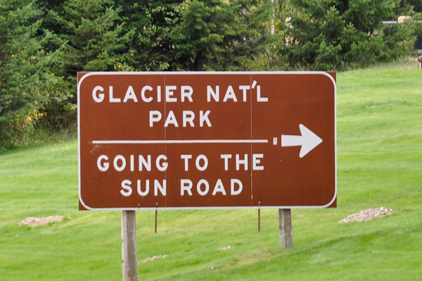 Going to the Sun Road sign