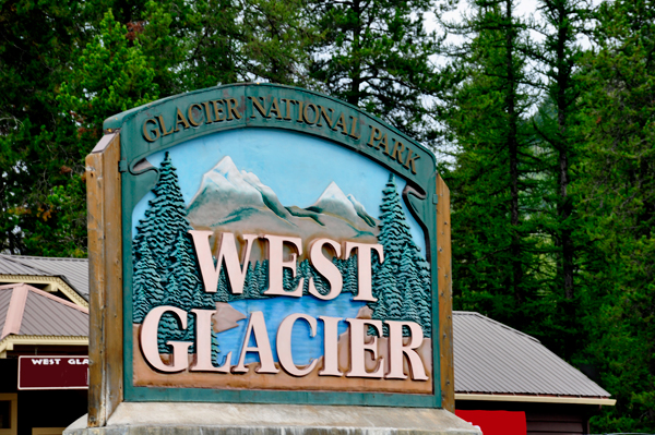west entrance to Glacier National Park