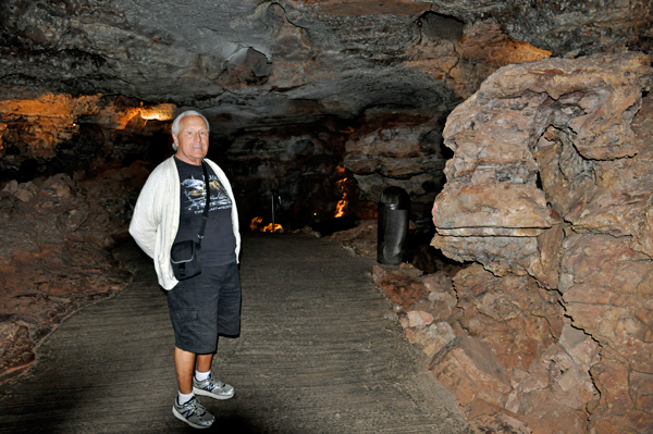 Lee Duquette in the Wind Cave
