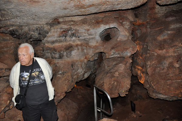 Lee Duquette in the Wind Cave