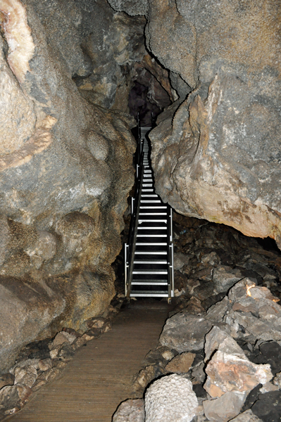 more stairs in Jewel Cave