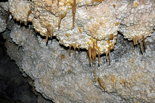 Stalactites and Calcite Crystals