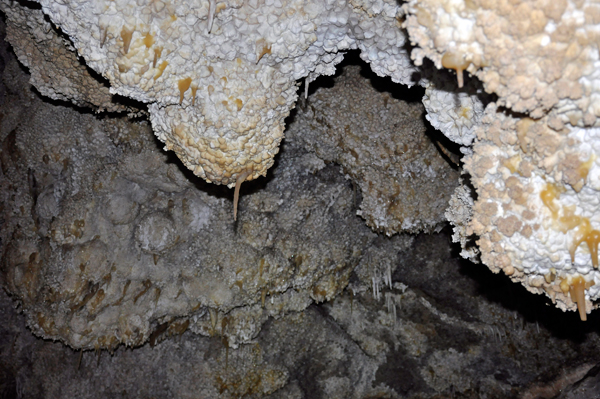 Stalactites and Calcite crystals