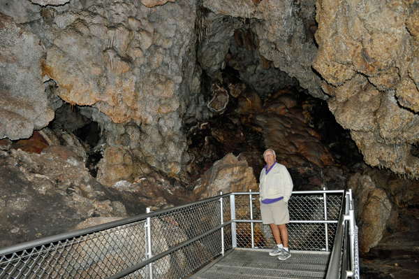Lee Duquette in Jewel Cave