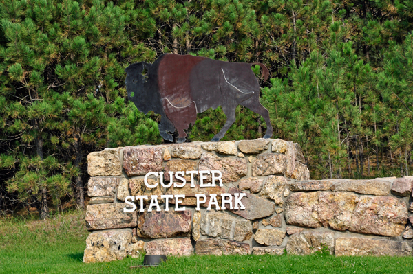 Custer State Park sign