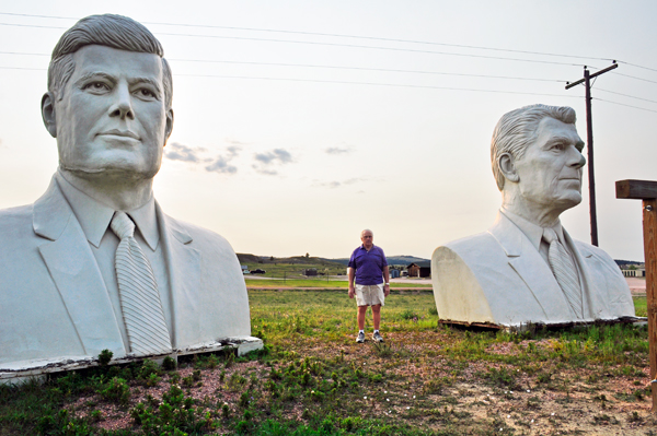 Kennedy & Bush busts