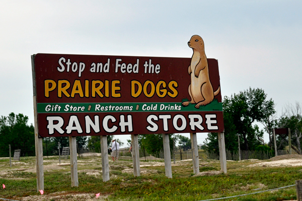 sign for The Ranch Store of the Badlands
