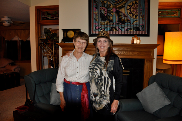 Karen Duquette and her friend Phyllis