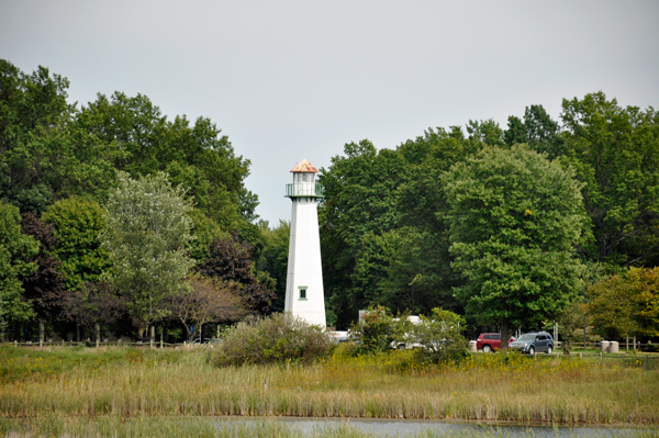 lighthouse at the Michigan Welcome Center