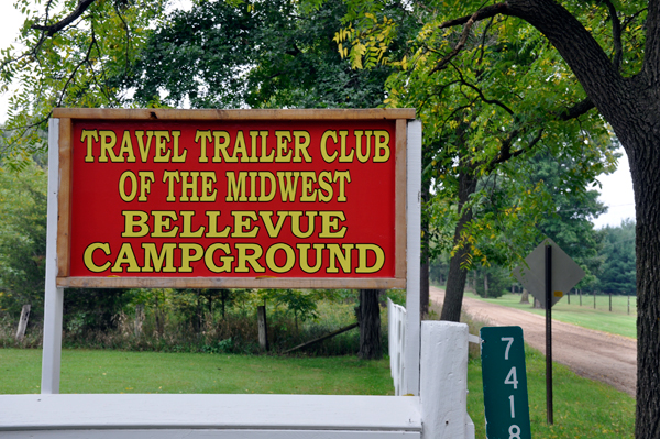 travel trailer club sign 