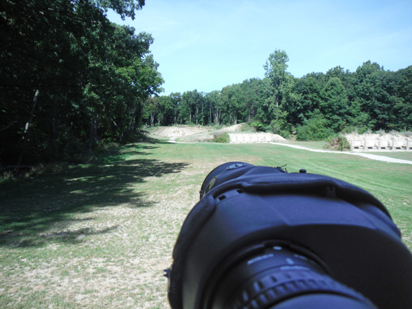 rifle view of the target