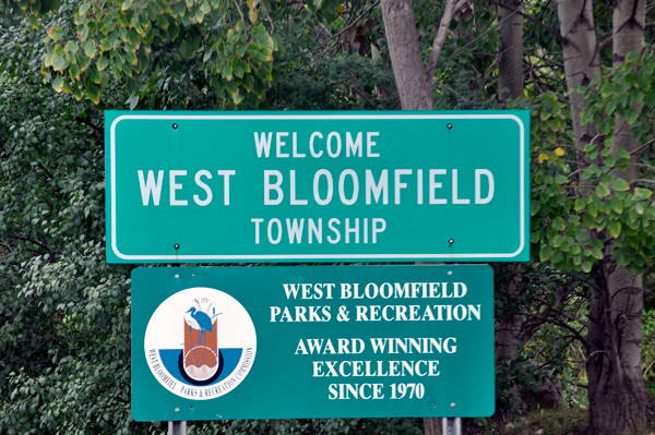 West Bloomfield Township sign