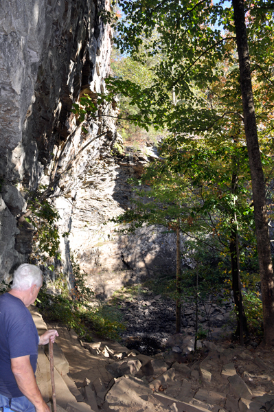 Lee Duquette on the trail to Ozone Falls