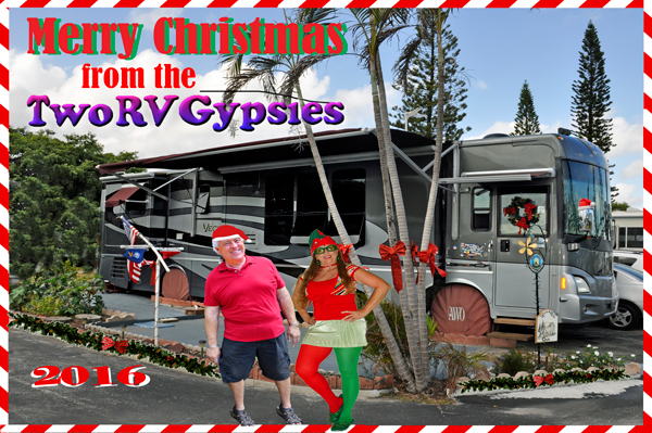 Merry Christmas from the two RV Gypsies 