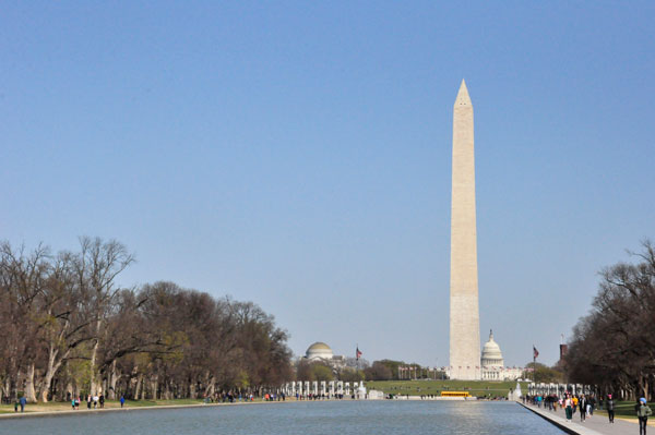 National Mall, Washington Monument, Capitol building