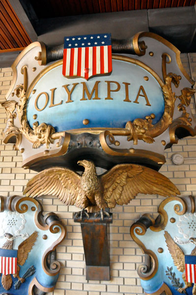 Olympia Plaque and eagle