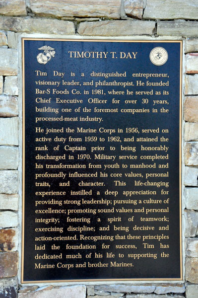 sign about Timothy T. Day