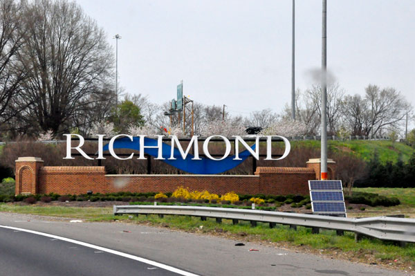 Richmond Virginia sign