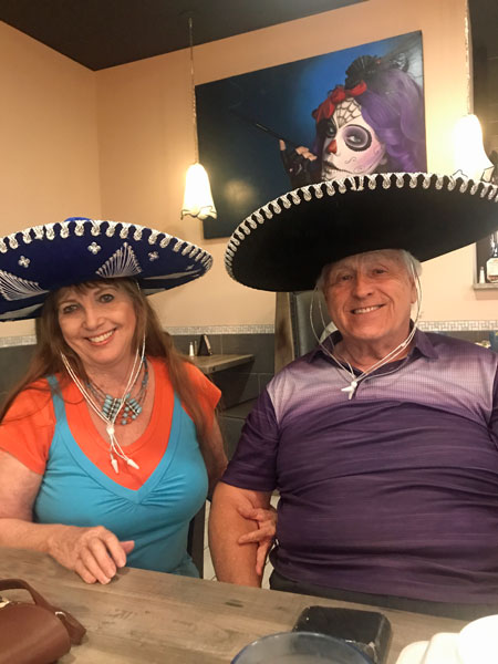 The two RV Gypsies in  sombreros