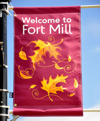 Welcome to Fort Mill fall banner