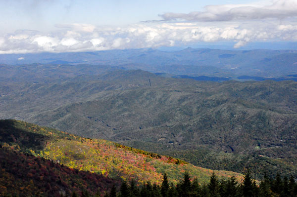 view from Mt. Mitchell
