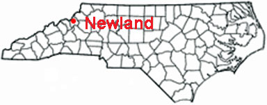 NC map showing location of Linville Land Harbor