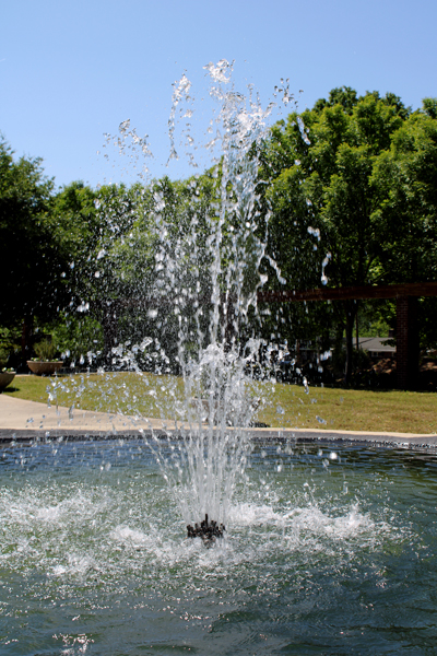 bubbling fountain