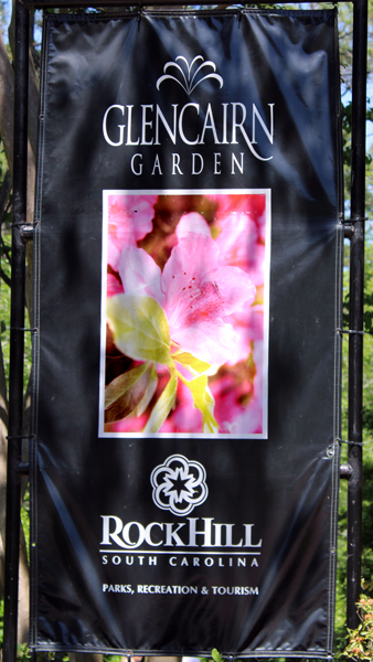 Glencairn Garden flowers sign