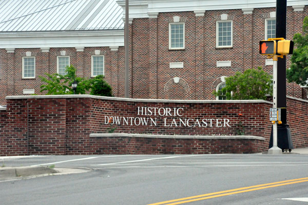 Historic Downtown Lancaster sign