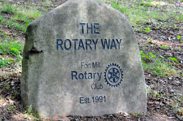The Fort Mill Rotary Club Rock