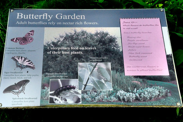 Butterfly Garden sign