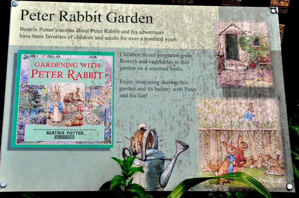 Peter Rabbit Garden sign