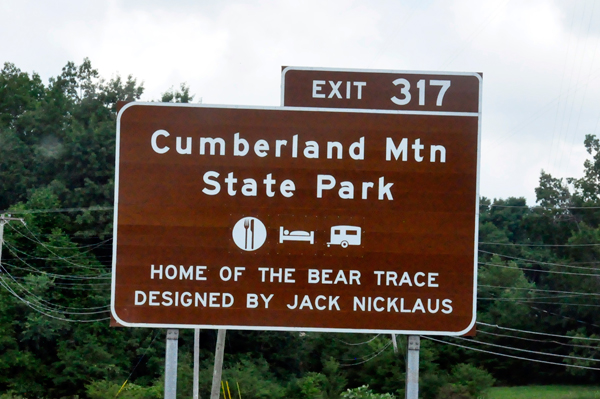 sign - Home of the bear Trace