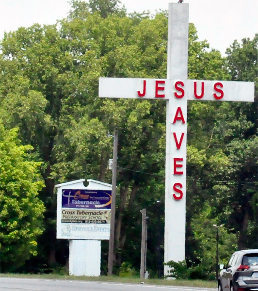Jesus Saves cross