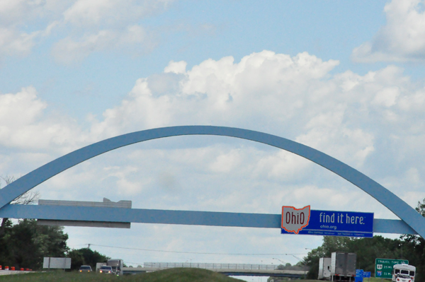 Bridge and Ohio state sign