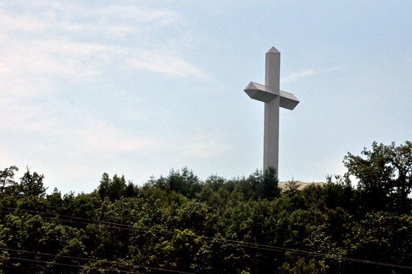 big Cross on a hill