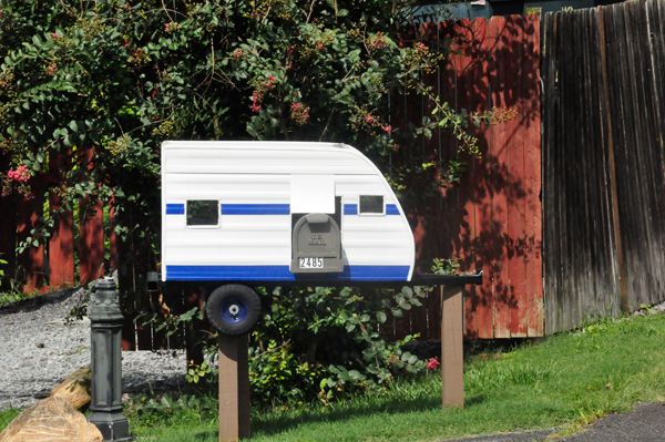 Waldens Creek Campground mailbox