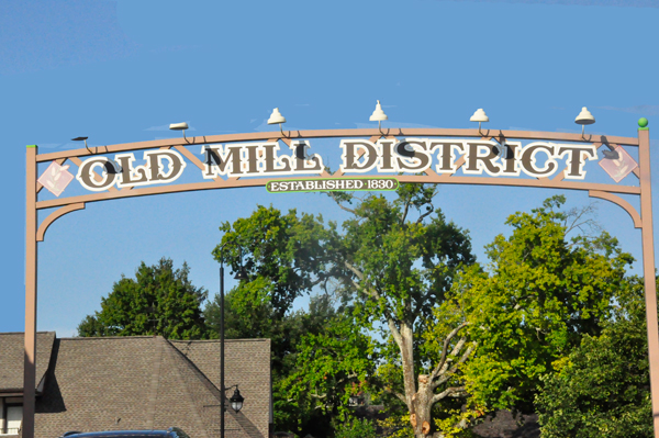 Old Mill District entrance