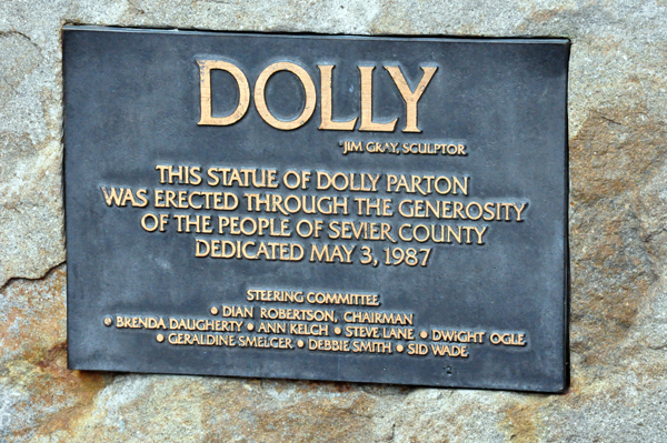 The Dolly Parton plaque