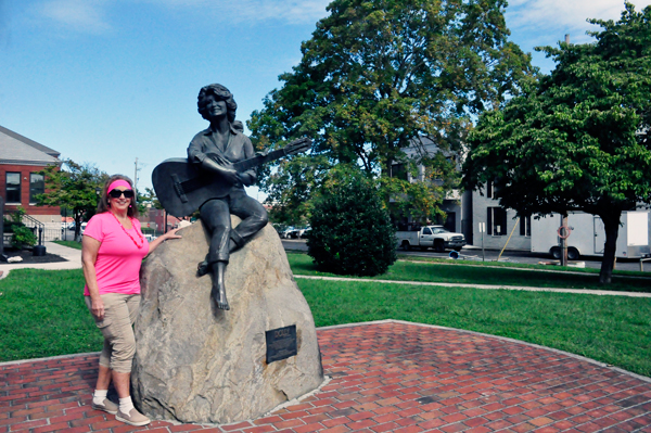 The Dolly Parton Statue and Karen Duquette