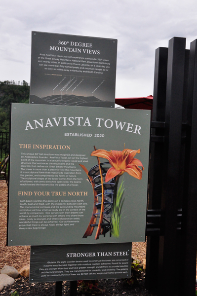 Anakeesta Tower informative sign