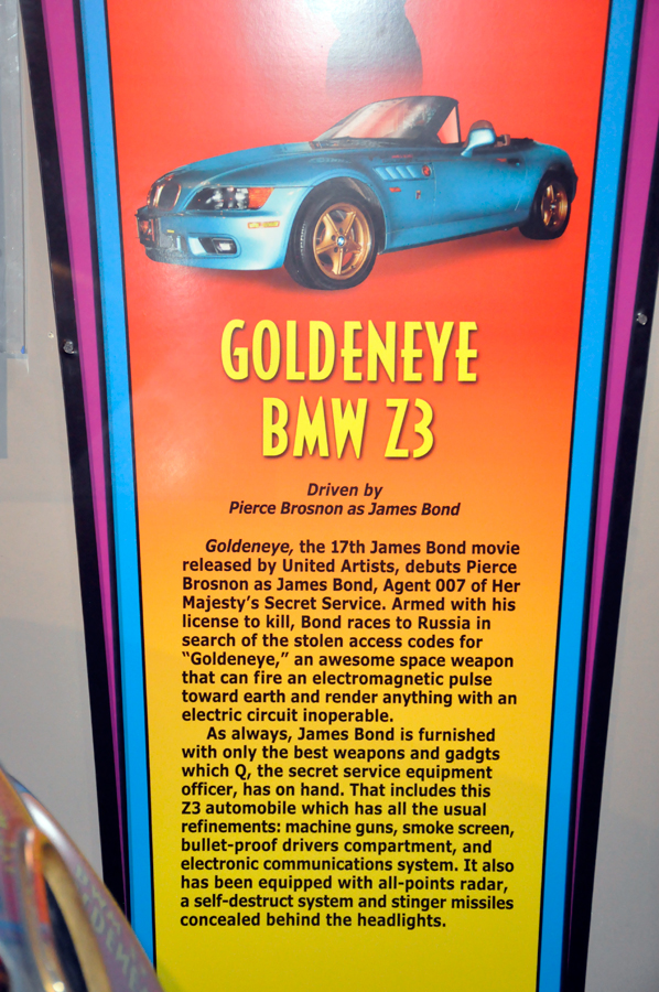 Goldeneye BMW Z3 information