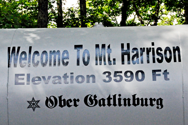Welcome to Mt. Harrison sign