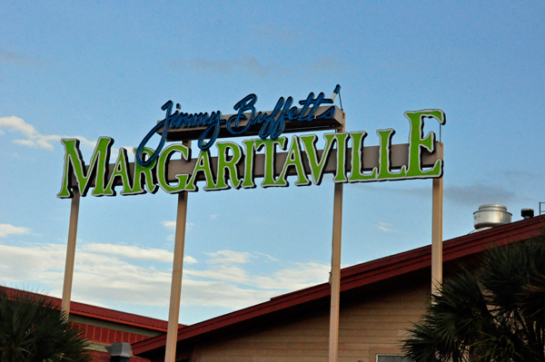 Jimmy Buffett's Margaritaville sign