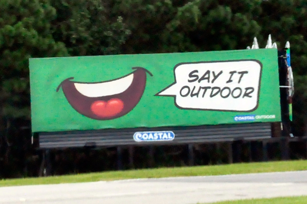 Say it outdoor billboard
