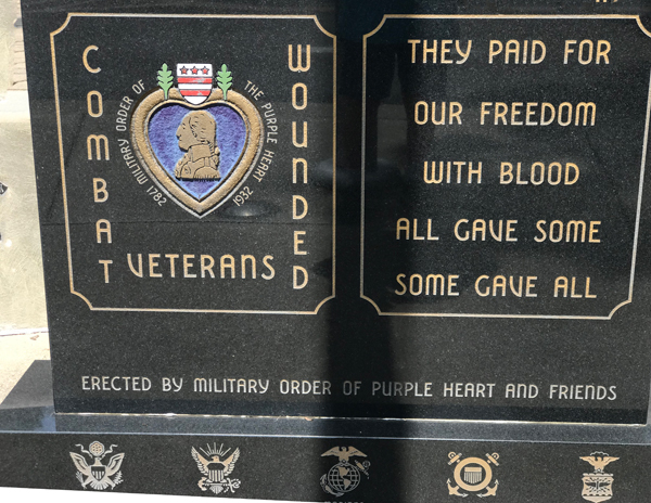 monument for Wounded Combat Veterans