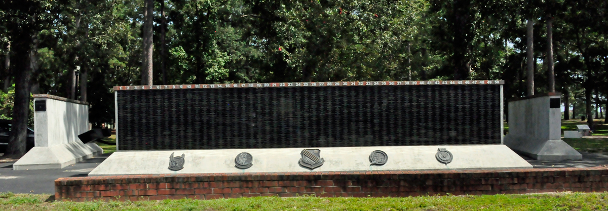 The Wall of Service monument